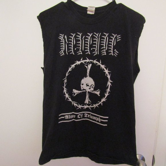 Revenge Black/Death Metal Muscle Tee Size M - Picture 1 of 2